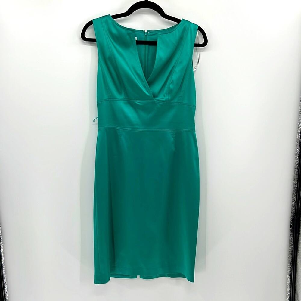 Kay Unger New York Sheath Cocktail Dress - Emerald Green - 8